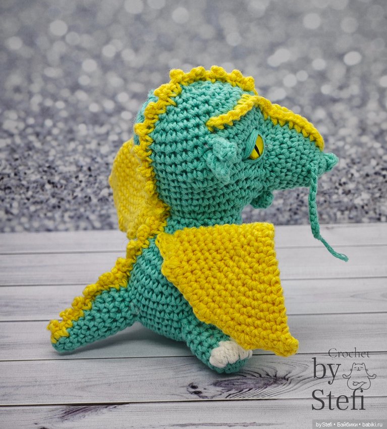 Дракон Фараон — Вязаные игрушки и амигуруми: крючком