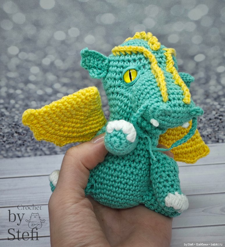 Дракон Фараон — Вязаные игрушки и амигуруми: крючком (фото 5)