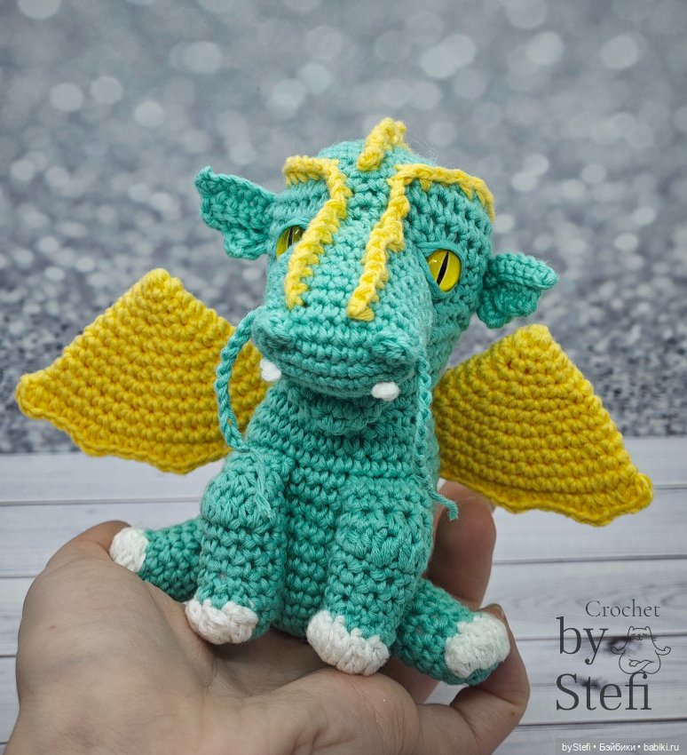 Дракон Фараон — Вязаные игрушки и амигуруми: крючком