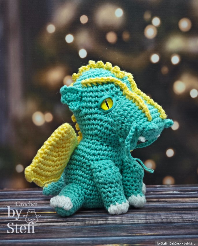 Дракон Фараон — Вязаные игрушки и амигуруми: крючком