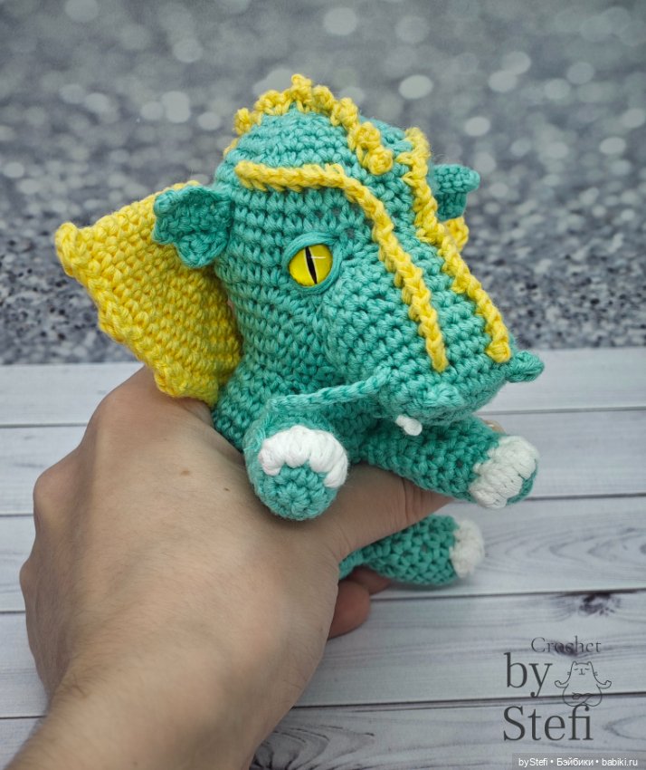 Дракон Фараон — Вязаные игрушки и амигуруми: крючком (фото 8)