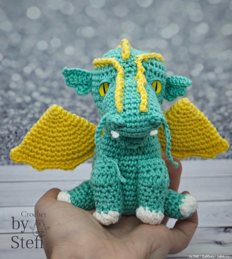 Дракон Фараон — Вязаные игрушки и амигуруми: крючком