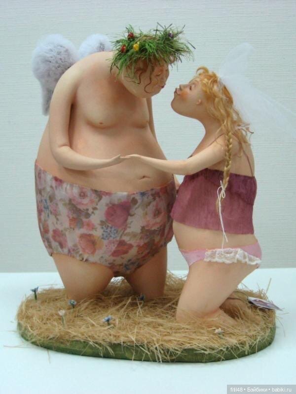 Авторские куклы творческого дуэта АняМаня