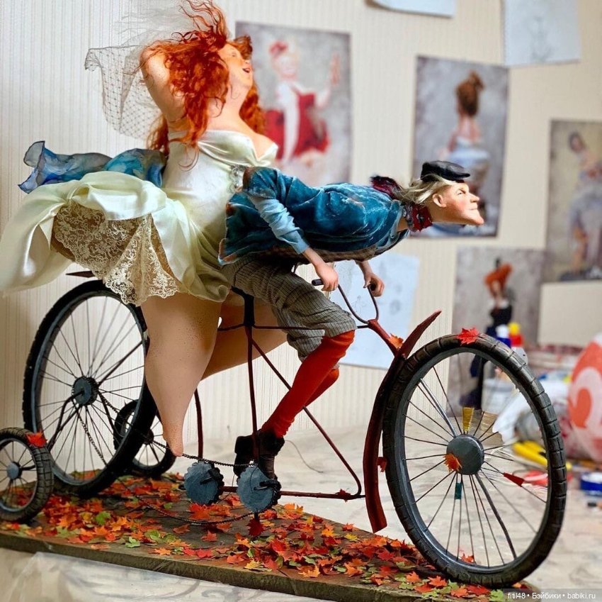 Авторские куклы творческого дуэта АняМаня