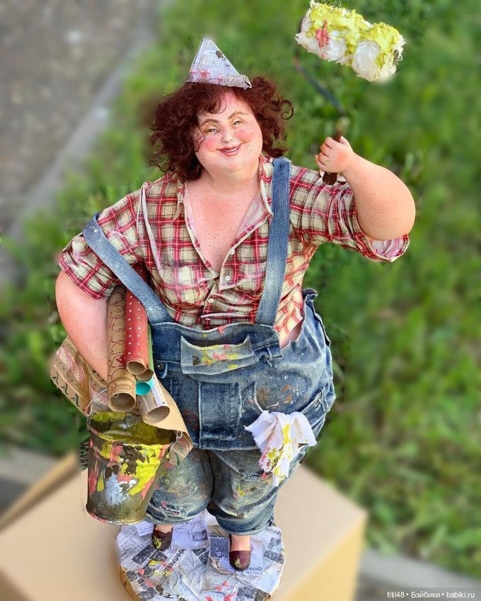 Авторские куклы творческого дуэта АняМаня