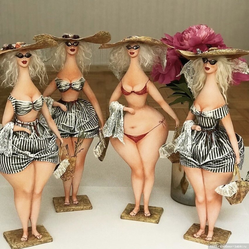 Авторские куклы творческого дуэта АняМаня