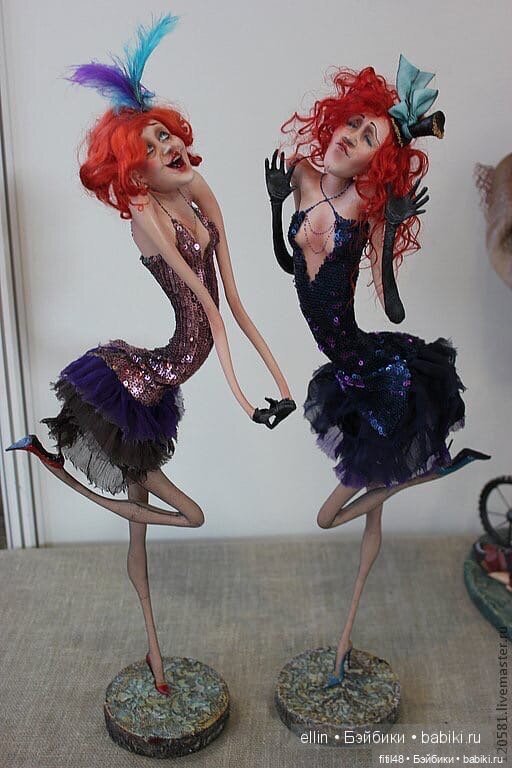 Авторские куклы творческого дуэта АняМаня