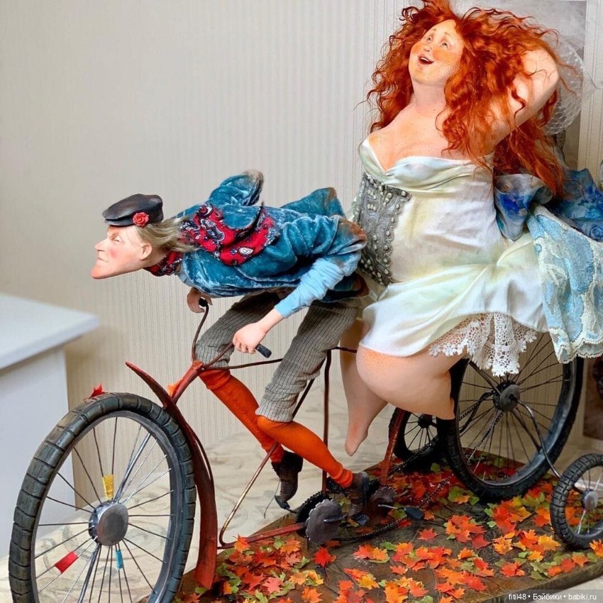 Авторские куклы творческого дуэта АняМаня