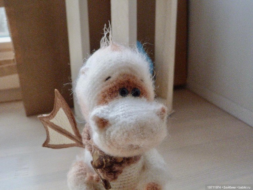 Дракоша Тоша — Вязаные игрушки и амигуруми: крючком (фото 8)