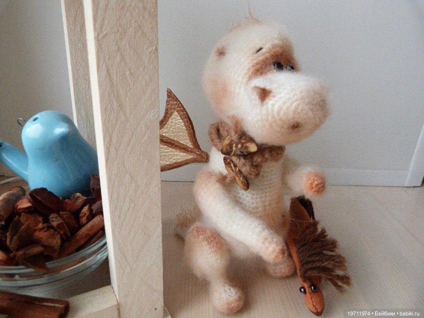 Дракоша Тоша — Вязаные игрушки и амигуруми: крючком (фото 9)