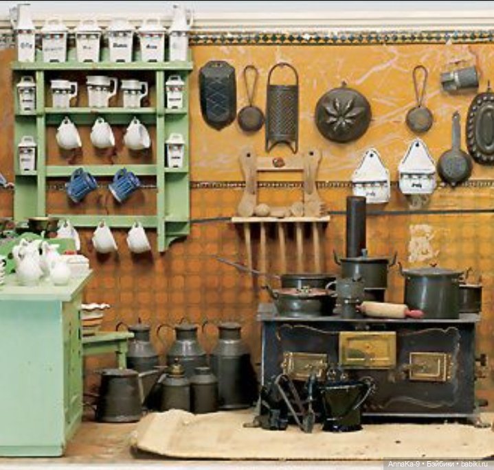 Подборка антикварных кухонных плит