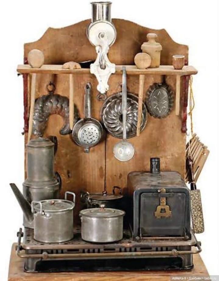 Подборка антикварных кухонных плит