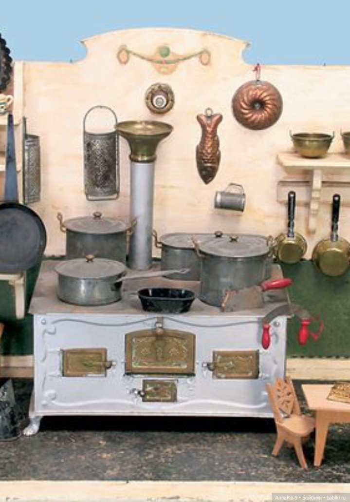 Подборка антикварных кухонных плит