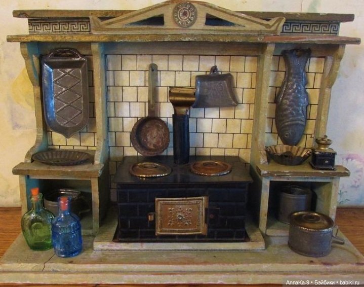 Подборка антикварных кухонных плит