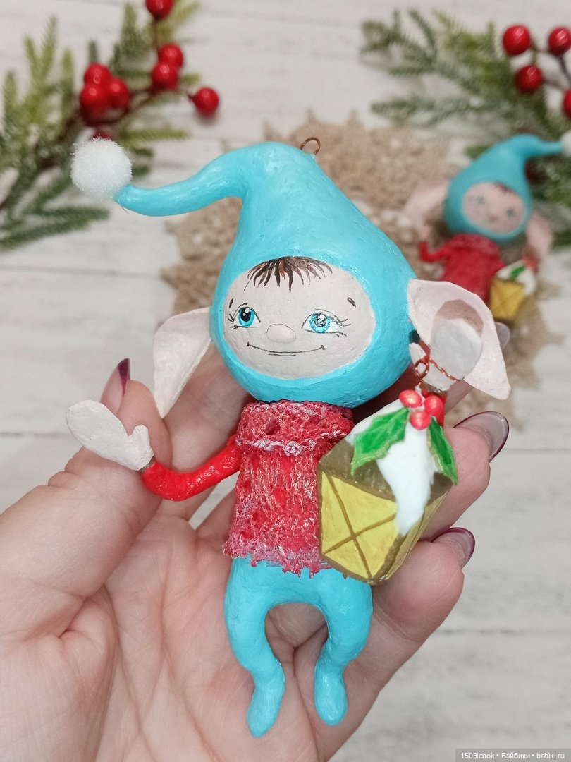 Крошки на ладошке — Лепка авторских игрушек и папье (фото 4)