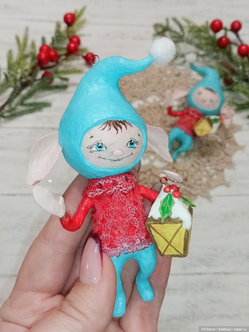 Крошки на ладошке — Лепка авторских игрушек и папье (фото 7)