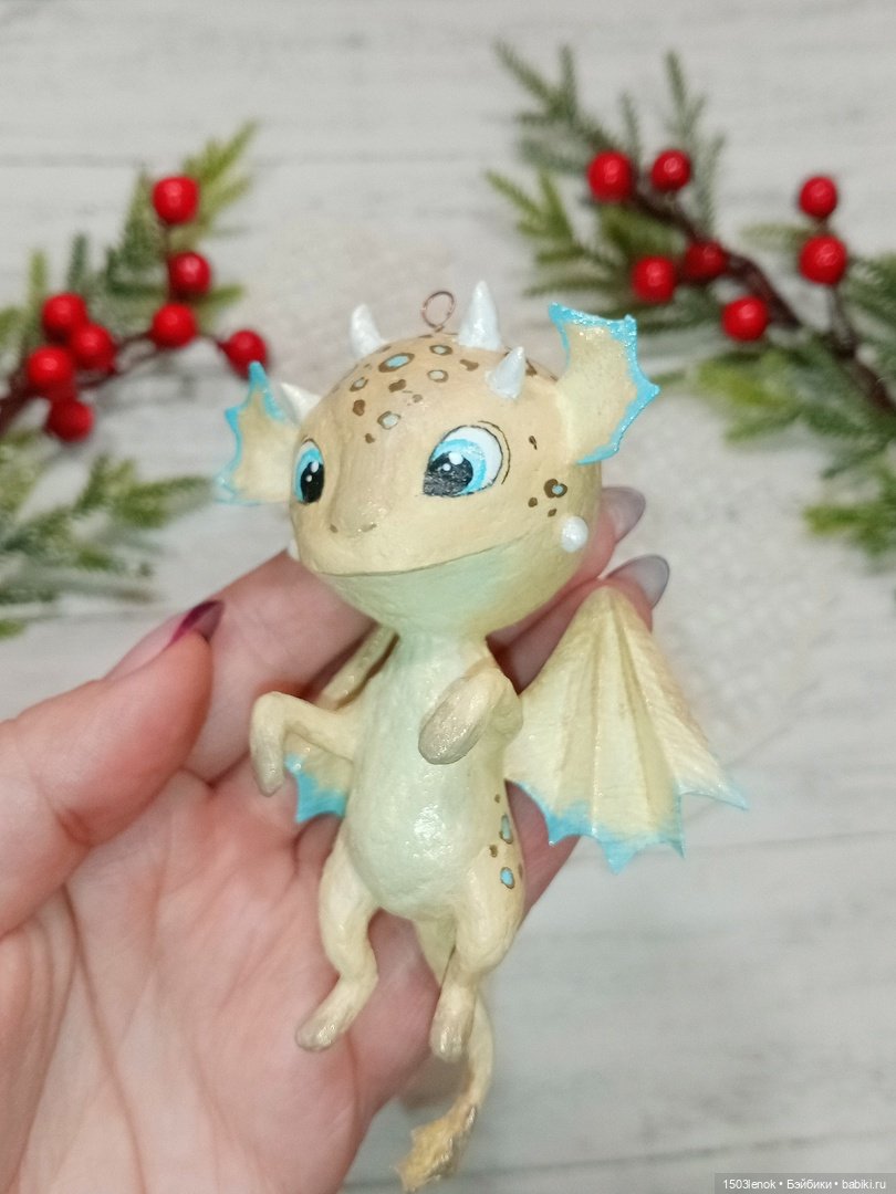 Дракончик — Лепка авторских игрушек и папье (фото 3)