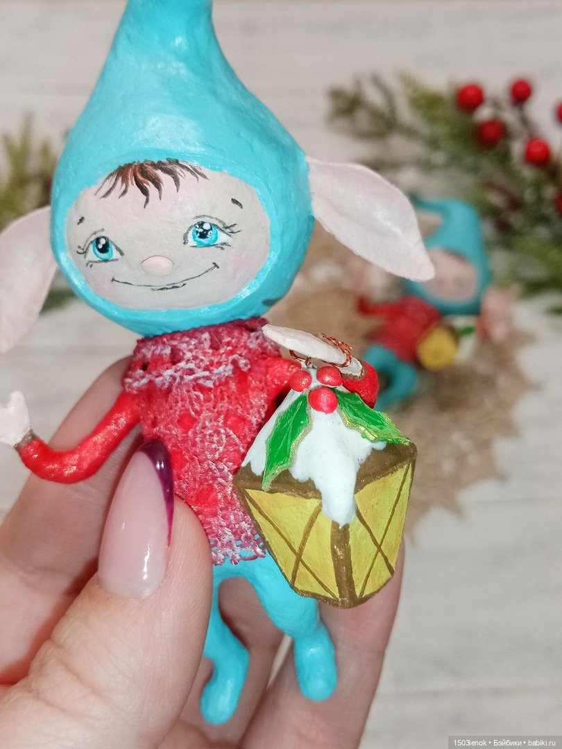 Крошки на ладошке — Лепка авторских игрушек и папье (фото 8)