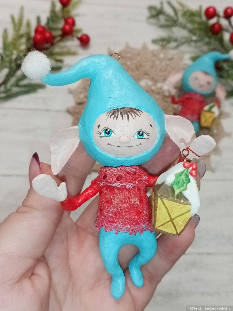 Крошки на ладошке — Лепка авторских игрушек и папье (фото 3)