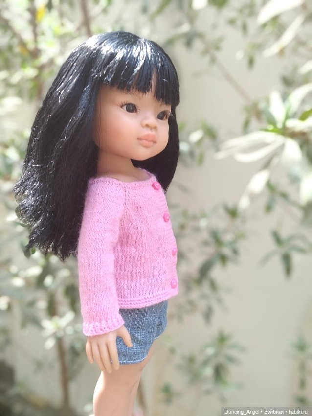 Тонкая кофточка для кукол Паола Рейна (описание) (фото 2)
