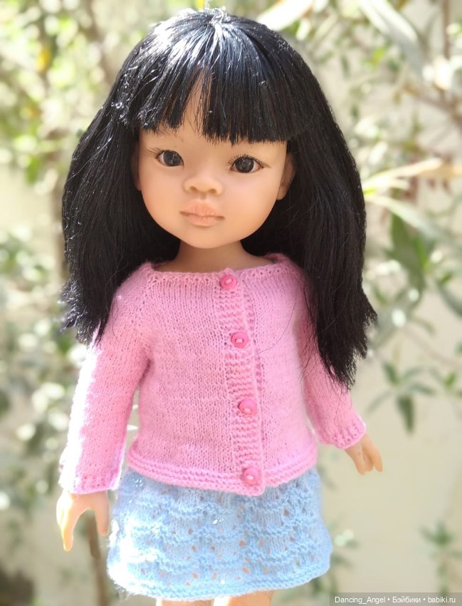 Тонкая кофточка для кукол Паола Рейна (описание)
