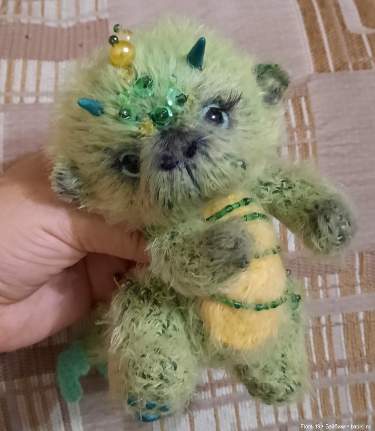Дракошка в стиле тедди — Вязаные игрушки и амигуруми: крючком (фото 4)