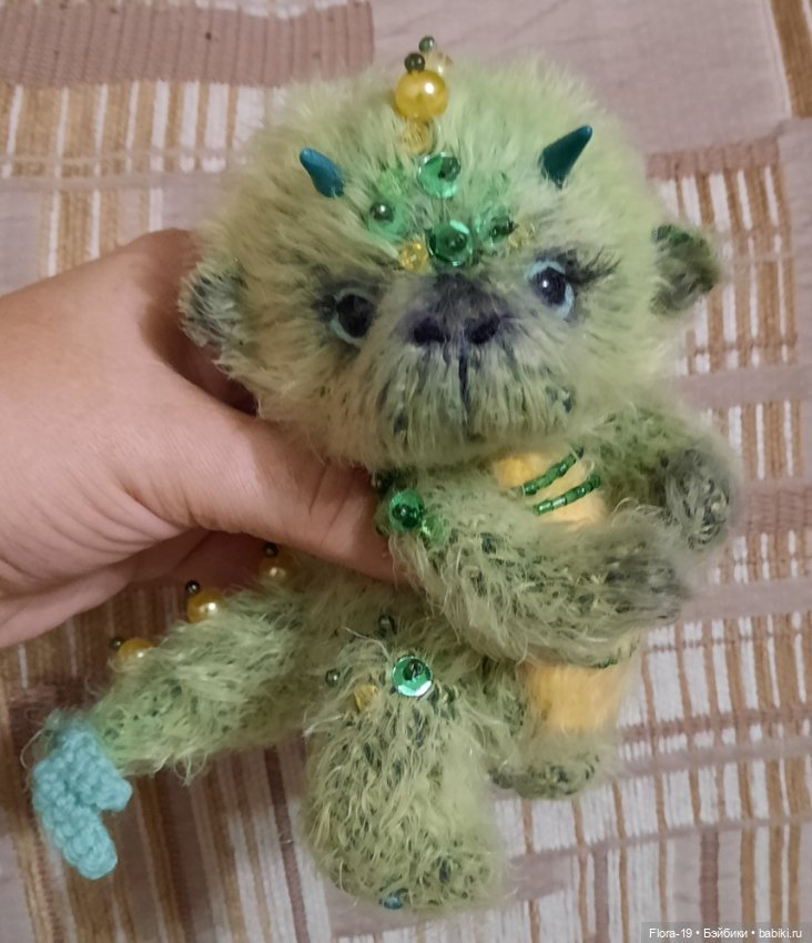 Дракошка в стиле тедди — Вязаные игрушки и амигуруми: крючком (фото 3)