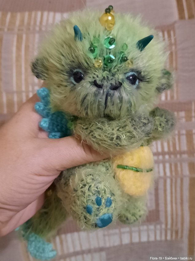 Дракошка в стиле тедди — Вязаные игрушки и амигуруми: крючком (фото 2)