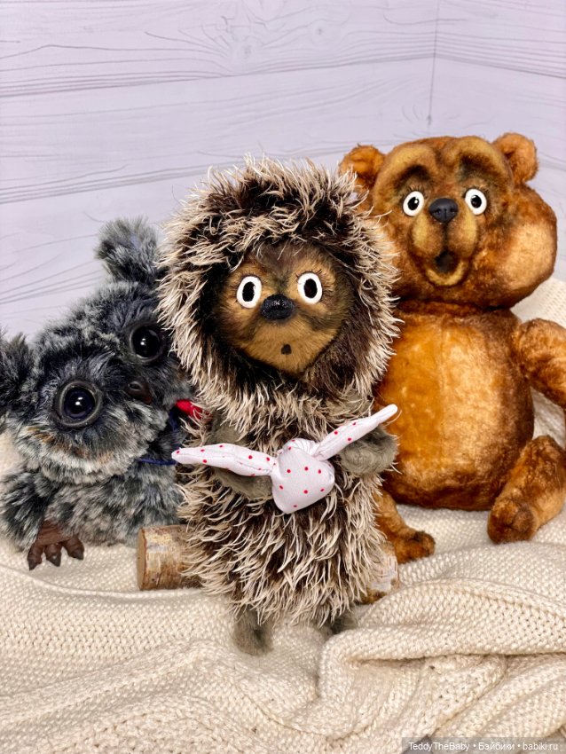 «Ежик в тумане» — Авторские мишки Тедди и друзья: фото (фото 9)