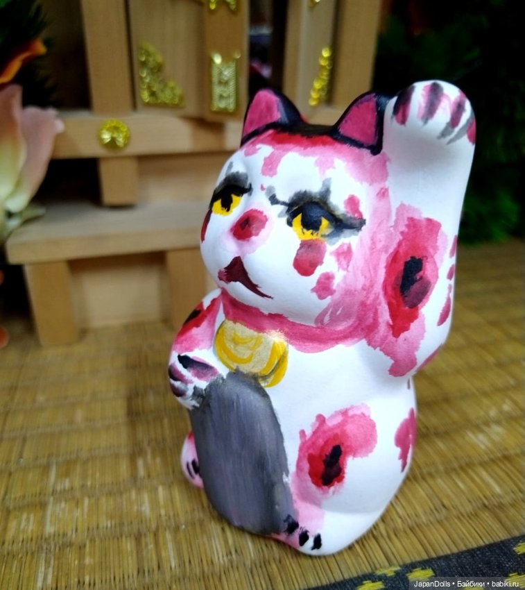 Милый котик на мастер-классе музея "Япония. Куклы, сказки и легенды" (фото 3)