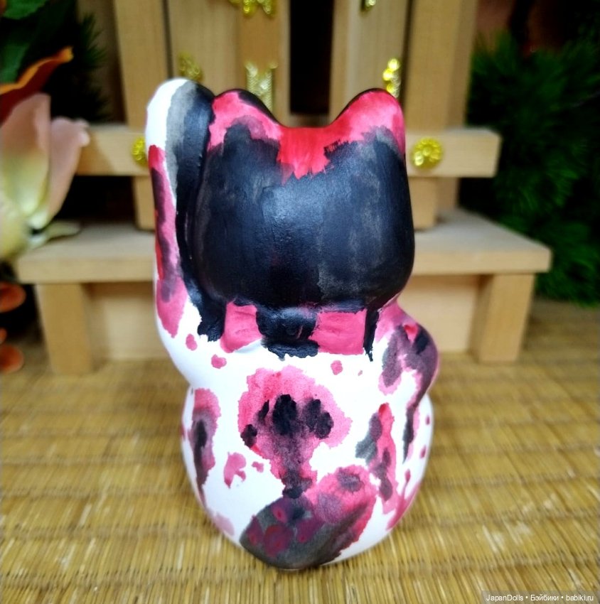 Милый котик на мастер-классе музея "Япония. Куклы, сказки и легенды" (фото 4)