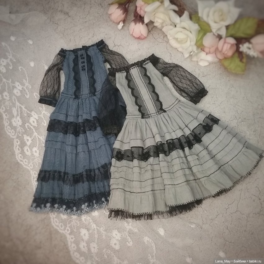 Мрачновато, но красиво — Одежда и обувь для кукол своими руками: фото (фото 2)