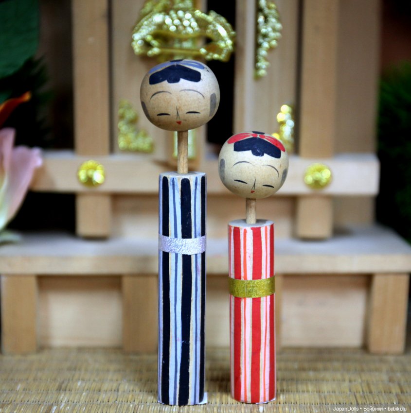 «Пара» Кокэси для коллекционеров в музее "Япония. Куклы, сказки и легенды" (фото 2)