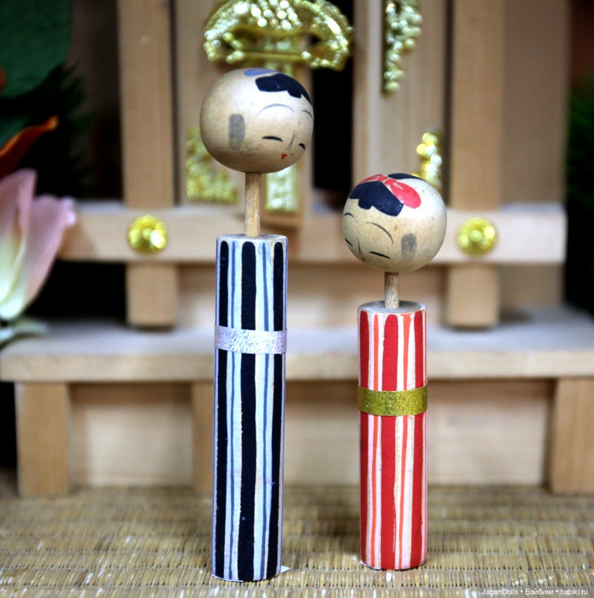 «Пара» Кокэси для коллекционеров в музее "Япония. Куклы, сказки и легенды" (фото 3)