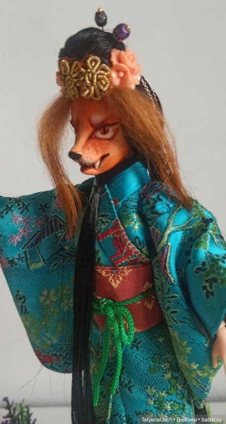 Ооак "Юная Кицунэ" — ООАК и репейнт игровых кукол: Bratz (фото 6)