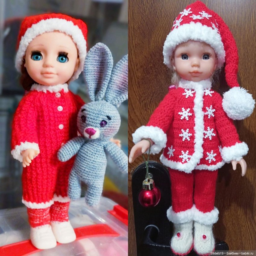 Красный и его оттенки в кукольной одежде и аксессуарах