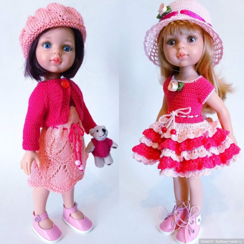 Красный и его оттенки в кукольной одежде и аксессуарах