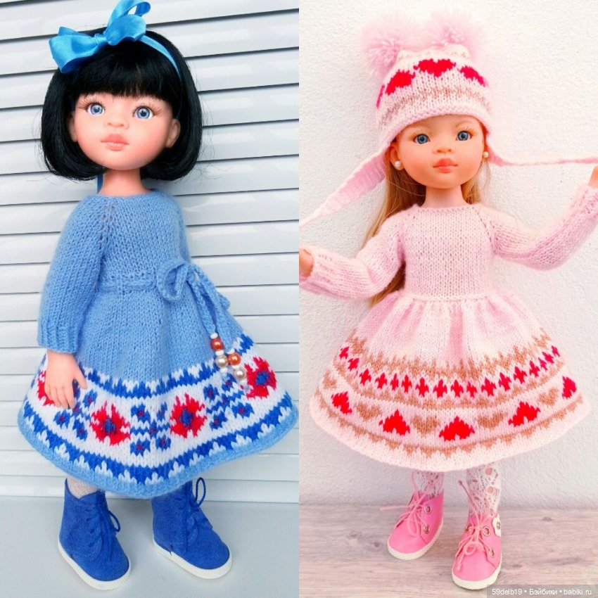 Красный и его оттенки в кукольной одежде и аксессуарах