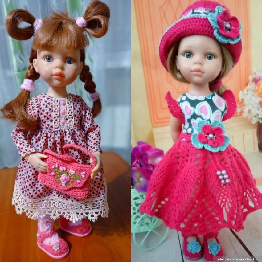 Красный и его оттенки в кукольной одежде и аксессуарах