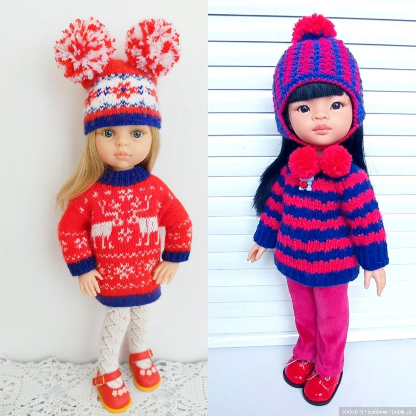 Красный и его оттенки в кукольной одежде и аксессуарах