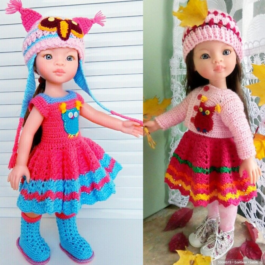 Красный и его оттенки в кукольной одежде и аксессуарах