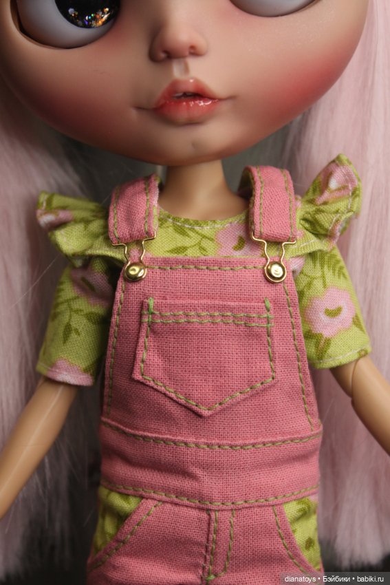Моя блайзочка (blythe) с розовыми волосами (фото 6)