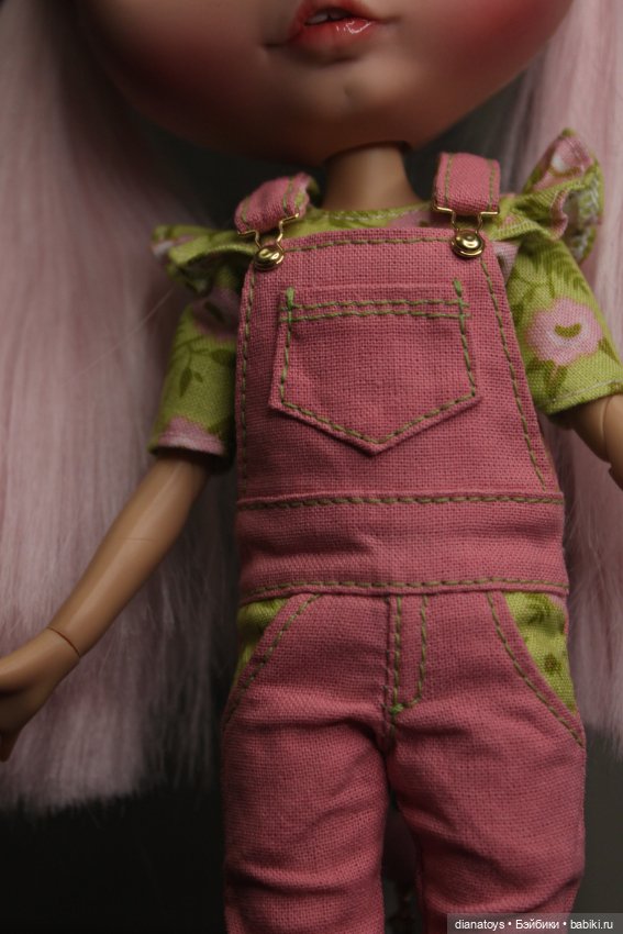 Моя блайзочка (blythe) с розовыми волосами (фото 4)