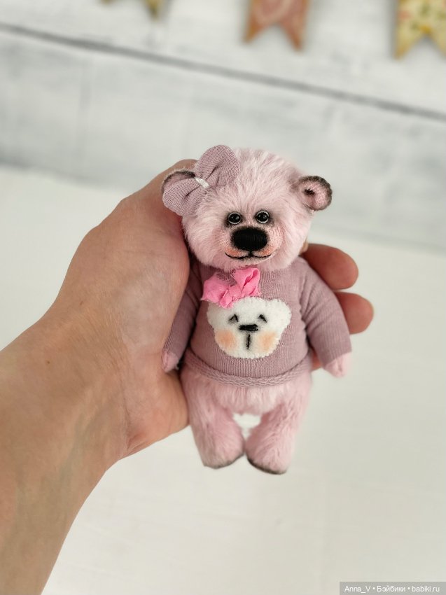 Тедди мишка Нюша — Авторские мишки Тедди и друзья: фото