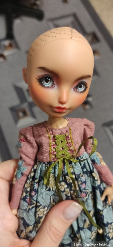 Ведьмочка. Процесс — ООАК Monster High и Ever After High: репейнт (фото 6)