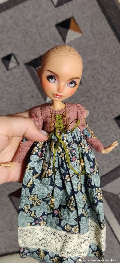 Ведьмочка. Процесс — ООАК Monster High и Ever After High: репейнт (фото 5)