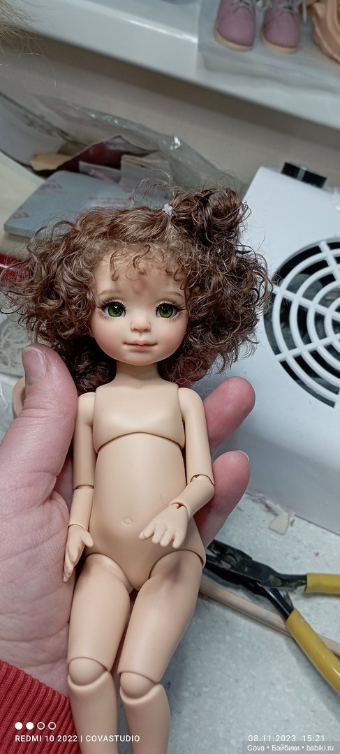 Ляличка - осенний образ — Авторские шарнирные куклы своими руками: лепка