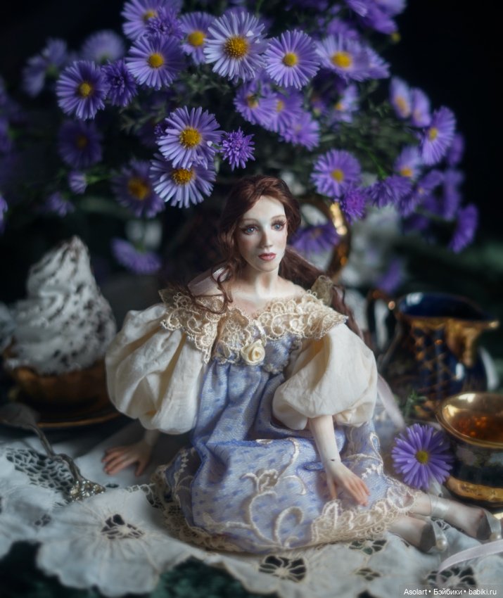 Октябринка — Авторские фарфоровые куклы (OOAK): ручная работа (фото 2)