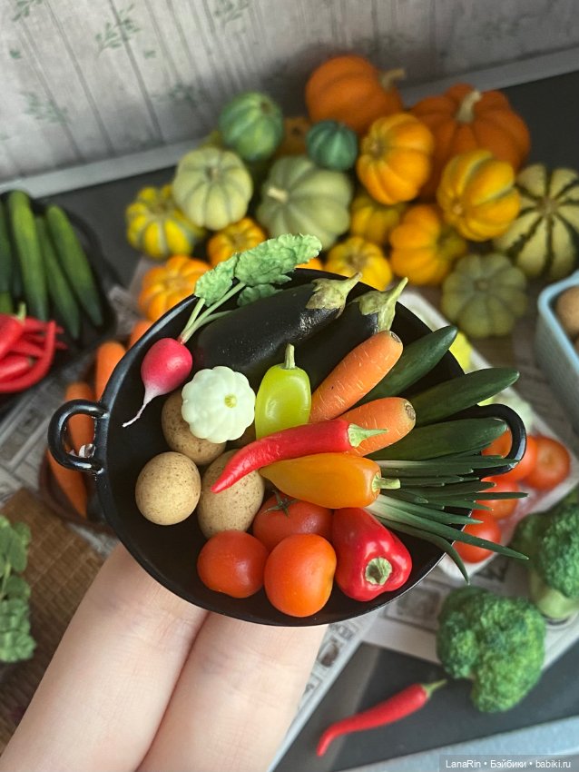 Полимерный урожай — Кукольная миниатюра своими руками: еда (фото 5)