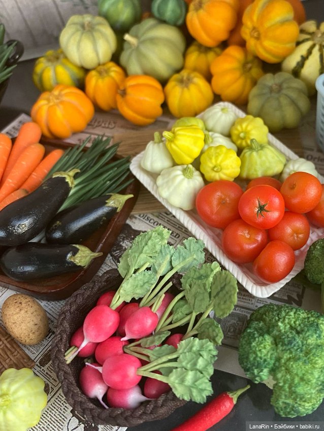 Полимерный урожай — Кукольная миниатюра своими руками: еда (фото 2)